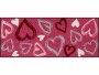 Salonlöwe Fussmatte Valentine Hearts Magenta 30 cm x 75