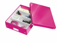 Leitz Click&Store Box 280x100x370mm 60580023 pink, Kein