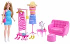 Barbie Spielset Barbie Stylistin und Kleiderschrank