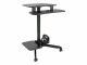 EATON TRIPPLITE Rolling Desk, TV/Monitor Cart - Height