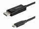 StarTech.com - 3ft (1m) USB C to DisplayPort 1.4 Cable 8K 60Hz/4K - Reversible DP to USB-C or USB-C to DP Video Adapter Cable HBR3/HDR/DSC
