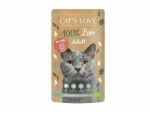 Cat's Love Nassfutter BIO Adult Rind, 100 g, Tierbedürfnis: Kein
