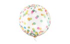 Partydeco Folienballon Mehrfarbig/Transparent, mit farbigen