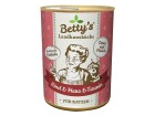 Betty's Landhausküche Nassfutter Rind & Herz, 400 g, Tierbedürfnis: Kein