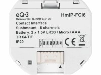 Homematic IP Smart Home Kontakt-Schnittstelle - 6-fach, Detailfarbe