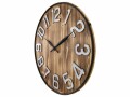 NeXtime Wanduhr Aberdeen Holz/Metall, 50 cm, Form: Rund, Detailfarbe