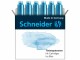 Schneider Tintenpatrone Callissima 6 Stück, Ice Blue, Detailfarbe