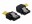 Bild 3 DeLock SATA3-Kabel gelb, rechts gewinkelt, 50 cm, Datenanschluss