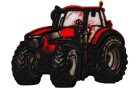 Mono-Quick Aufbügelbild Traktor Rot 1 Stück, Breite: 8.2 cm