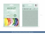 Partydeco Luftballon Uni Eco Metallic 10 Stück, Mehrfarbig