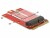 Bild 3 DeLock Mini-PCI-Express-Karte Mini-PCIe - M.2 Key-E USB2.0