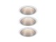 Paulmann Einbauspot Cole Coin 3-Stepdim Set, 18W,2700K,Weiss/Silber