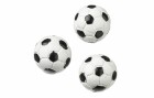 HobbyFun Mini-Utensilien Fussball 2 Stück, Detailfarbe: Weiss