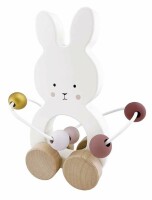 JABADABADO Pull Bunny C2531 with abacus 13x6x17cm, Sensa diritto