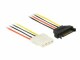 DeLock SATA Power zu Molex, 50 cm Typ