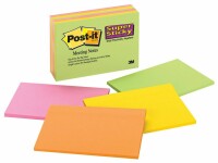 POST-IT Super Sticky Big Notes 4x45Bl. 6445-4SS 4 Farben