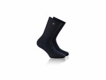 Rohner Socks Socken SupeR BW Dunkelblau, Grundfarbe: Blau, Detailfarbe