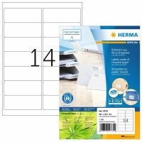 HERMA     HERMA Etiketten 99.1x38.1mm 10731 recycling 1120 Stück