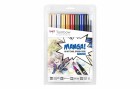 Tombow Manga Shonen 12 Stück, Mehrfarbig, Strichstärke: 0.8 mm