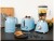 Image 0 FURBER Wasserkocher, Standmixer und Toaster Set, Hellblau