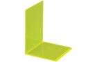 Maul Buchstützen-Set aus Acryl Neon Gelb, Detailfarbe: Gelb