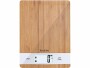 Terralion Küchenwaage Bamboo USB Braun, Bedienungsart