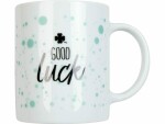 Könitz Kaffeetasse Good Luck 300 ml, 1 Stück, Weiss