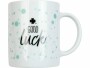 Könitz Kaffeetasse Good Luck 300 ml, 1 Stück, Weiss