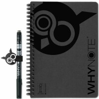 WHYNOTE Notizbuch A5 WNBOK001 starter-kit, schwarz, Kein