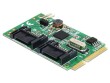 DeLOCK - MiniPCIe I/O PCIe full size 2 x SATA 6 Gb/s