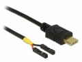 DeLock USB-Stromkabel C - 2x Pfostenbuchse