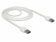 DeLock USB2.0-Kabel Easy A-A: 2m, weiss Typ: