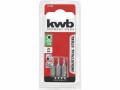 kwb Bit-Set Industrial Steel Bits 1/4" Torx