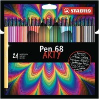 STABILO Fasermaler Pen 68 Arty 6824-1-20 24 Stück ass.