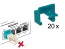 DeLock RJ45 Portverriegelung Clips, 20