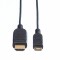 Bild 1 Roline HDMI-Mini HDMI Verbindungskabel - 1,2 m - Highspeed - 4K - 3D - Schwarz