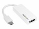 STARTECH .com USB-C to HDMI Adapter - White - 4K