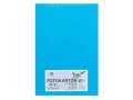 Folia Fotokarton A4, 300 g/m², 50 Blatt, Pazifikblau, Papierformat