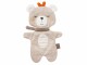 fehn Greifling Knister-Teddy Natur, Material: Bio Baumwolle