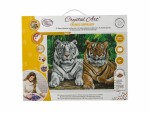 CRAFT Buddy Bastelset Crystal Art Kit Tigers 40 x 50