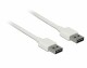 DeLock USB2.0 Easy Kabel, A-A, 3m, Weiss, Typ