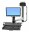 Image 6 Ergotron StyleView - Sit-Stand Combo System with Worksurface and Small CPU Holder