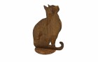 Ambiance Dekofigur Katze auf Platte, sitzend, Eigenschaften: Keine