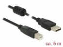 DeLock USB 2.0-Kabel USB A - USB B