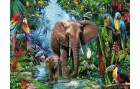 Ravensburger Puzzle Dschungelelefanten, Motiv: Tiere, Altersempfehlung