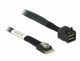 DeLock SAS-Kabel SFF8654 - SFF8643 50 cm, Datenanschluss Seite