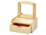 Creativ Company Holzartikel 12 cm Spiegelkommode, Breite: 6.5 cm, Höhe