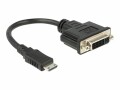 DeLock Adapterkabel Mini-HDMI – DVI-D Schwarz, Kabeltyp