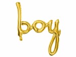 Partydeco Folienballon Boy 63.5 x 74 cm Gold, 1