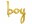 Bild 0 Partydeco Folienballon Boy 63.5 x 74 cm Gold, 1